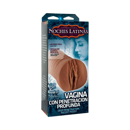 DOC JOHNSON - NOCHES LATINAS UR3 DEEP PEN POCKET PUSSY