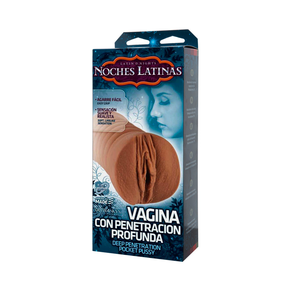 DOC JOHNSON - NOCHES LATINAS UR3 DEEP PEN POCKET PUSSY