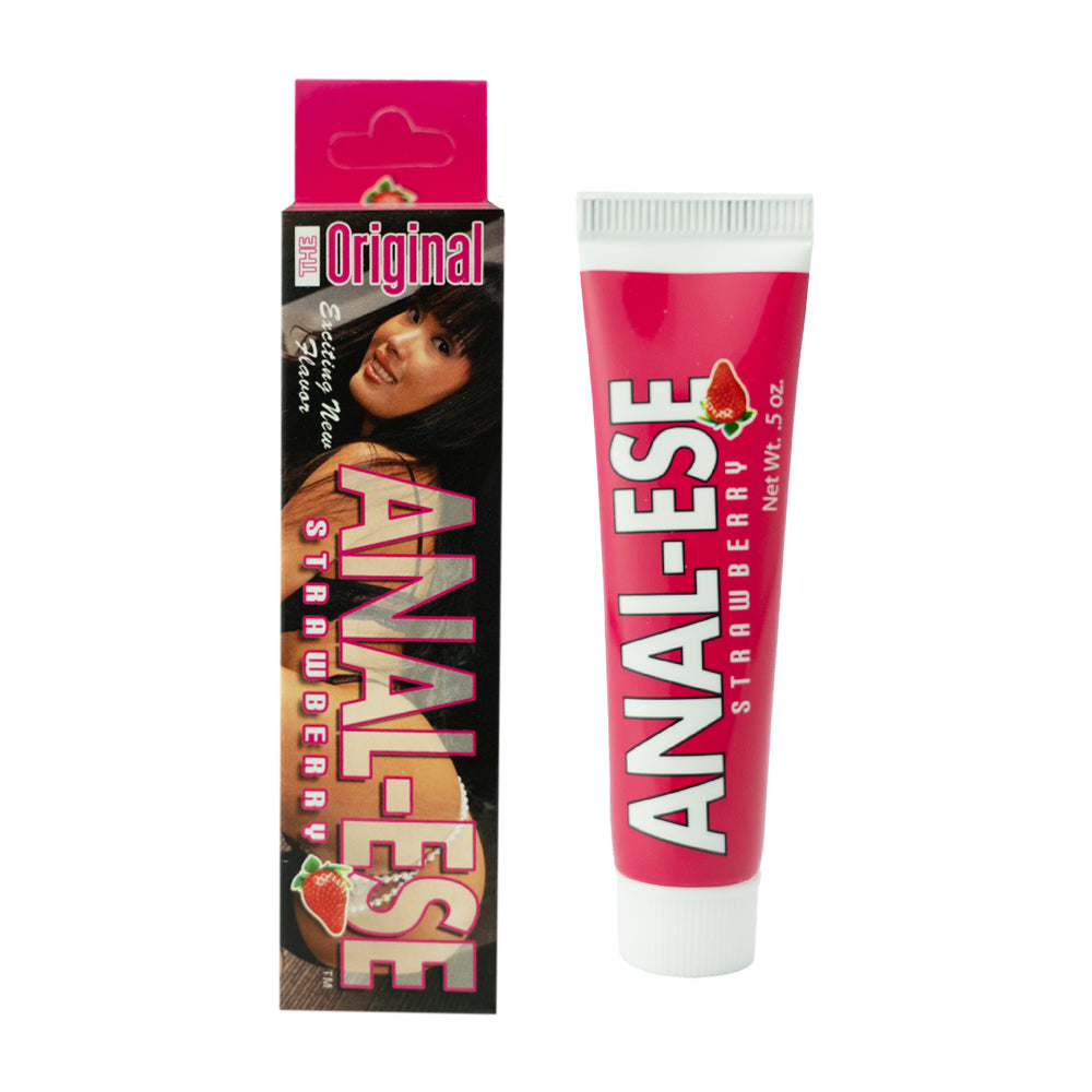 NASSTOYS - ANAL-EASE STRAWBERRY DESENSITIZING CREAM 0.5 OZ.