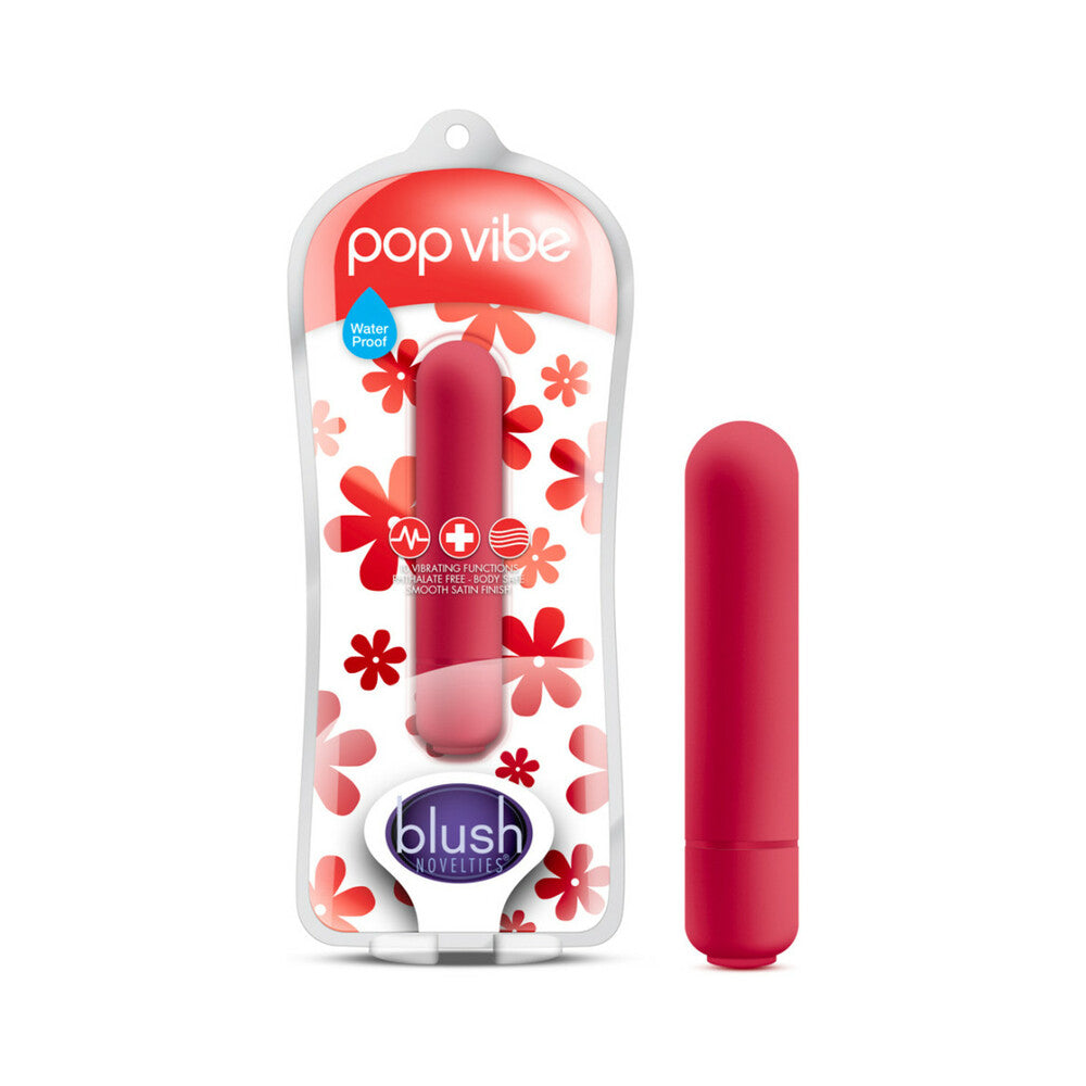 BLUSH - VIBRADOR BULLET VIVE POP VIBE VERMELHO CEREJA
