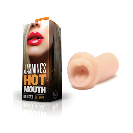 BLUSH - X5 MEN JASMINE'S HOT MOUTH ORAL STROKER BEIGE