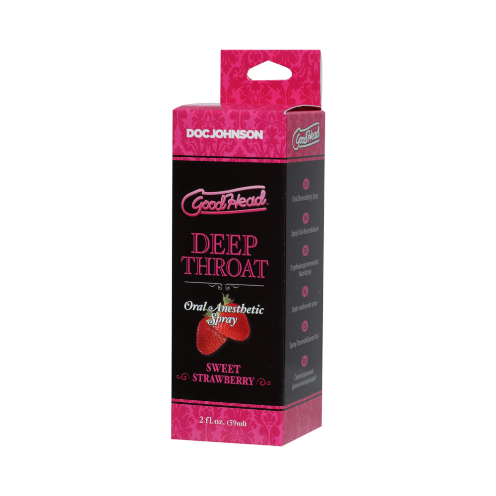 DOC JOHNSON - GOODHEAD - DEEP THROAT SPRAY - SWEET STRAWBERRY