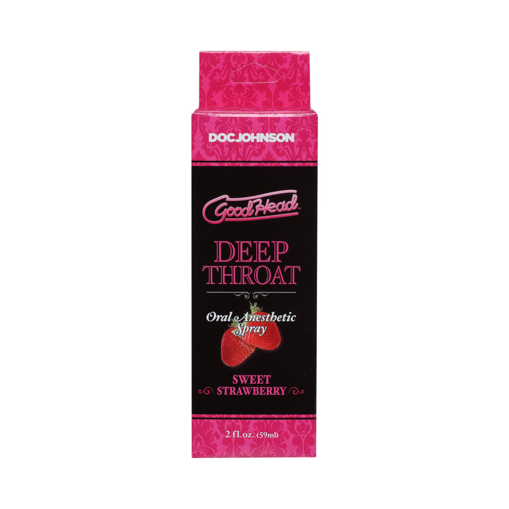 DOC JOHNSON - GOODHEAD - DEEP THROAT SPRAY - SWEET STRAWBERRY
