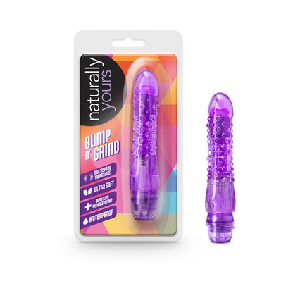 BLUSH - NATURALLY YOURS BUMP N' GRIND TEXTURED SLIMLINE VIBRATOR