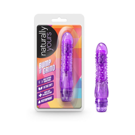 BLUSH - NATURALLY YOURS BUMP N' GRIND TEXTURED SLIMLINE VIBRATOR