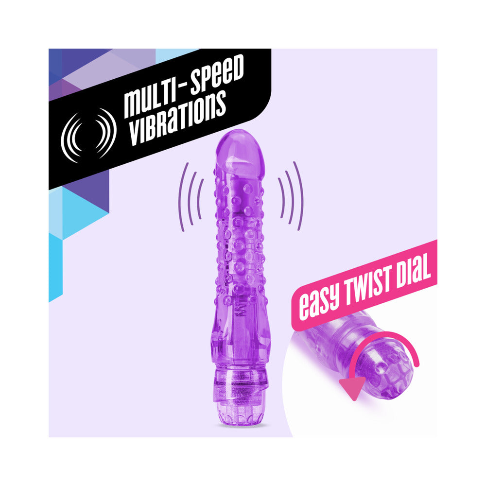 BLUSH - NATURALLY YOURS BUMP N' GRIND TEXTURED SLIMLINE VIBRATOR