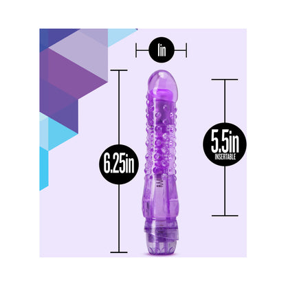 BLUSH - NATURALLY YOURS BUMP N' GRIND TEXTURED SLIMLINE VIBRATOR
