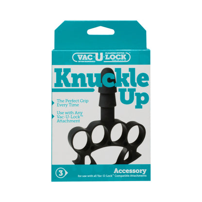 DOC JOHNSON - VAC-U-LOCK - KNUCKLE UP BLACK