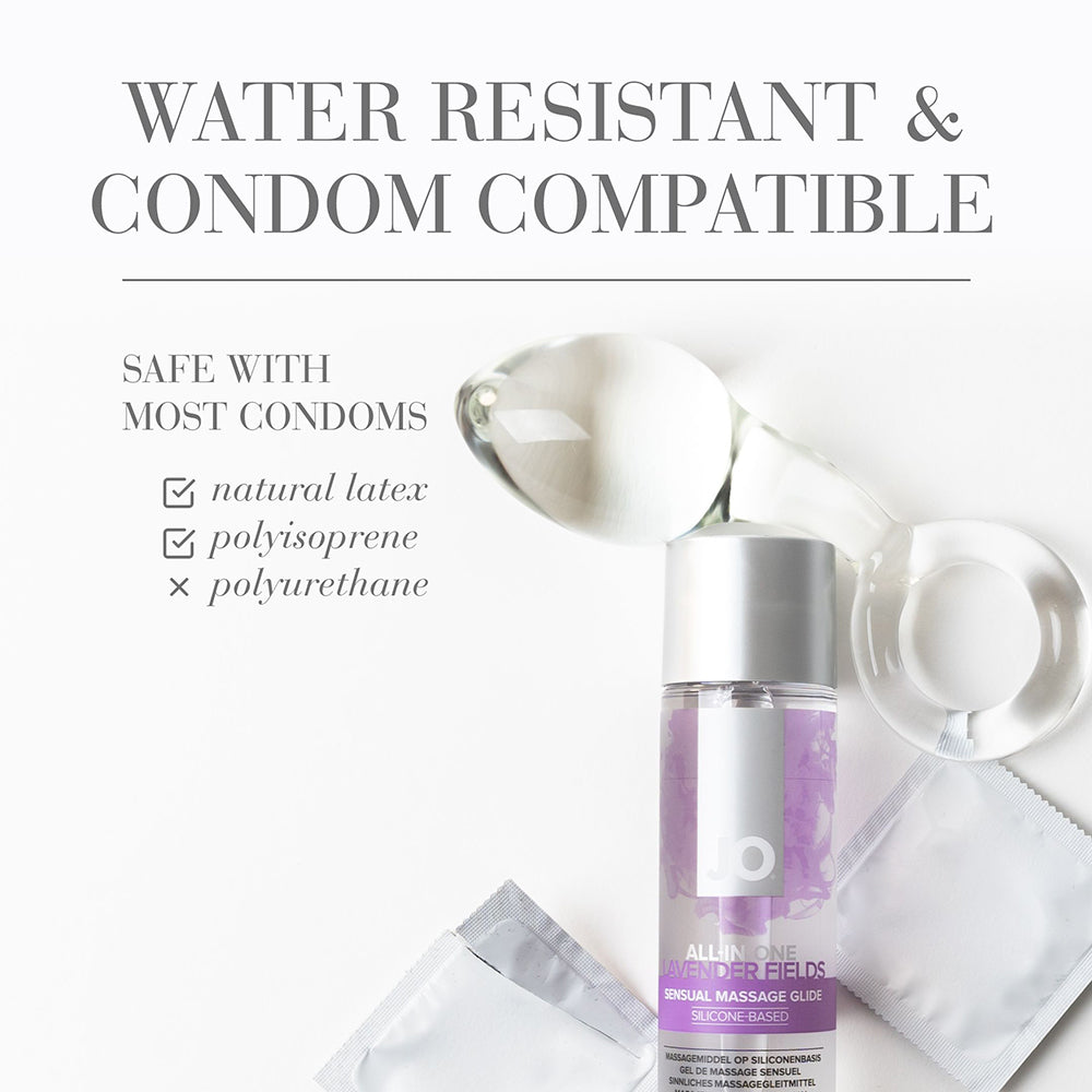 SYSTEM JO - JO ALL-IN-ONE SENSUAL MASSAGE GLIDE LAVENDER 1 OZ.