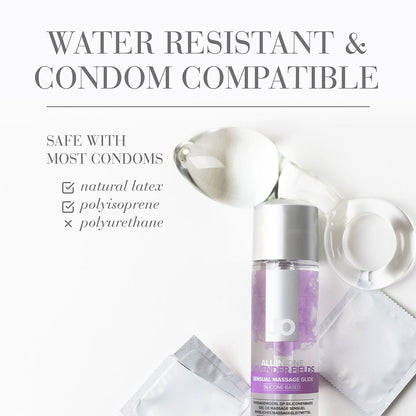 SYSTEM JO - JO ALL-IN-ONE SENSUAL MASSAGE GLIDE LAVENDER 1 OZ.