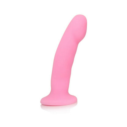 BLUSH - LUXE CICI 6.5 IN. CURVED SILICONE DILDO
