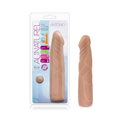 BLUSH - AU NATUREL ANTONIO 7.5 IN. POSABLE DUAL DENSITY DILDO TAN