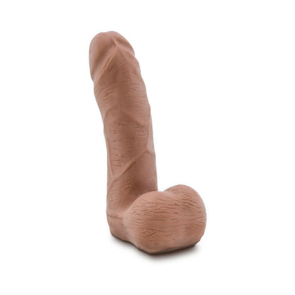 BLUSH - AU NATUREL CARLITO 5 IN. POSABLE DUAL DENSITY DILDO WITH BALLS TAN