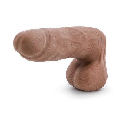 BLUSH - AU NATUREL CARLITO 5 IN. POSABLE DUAL DENSITY DILDO WITH BALLS TAN