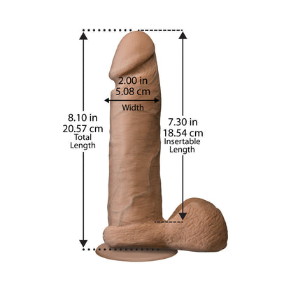 DOC JOHNSON - O REALISTIC COCK UR3 8 POLEGADAS