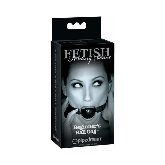 PIPEDREAM - FETISH FANTASY SERIES LIMITED EDITION BEGINNER'S BALL GAG BLACK