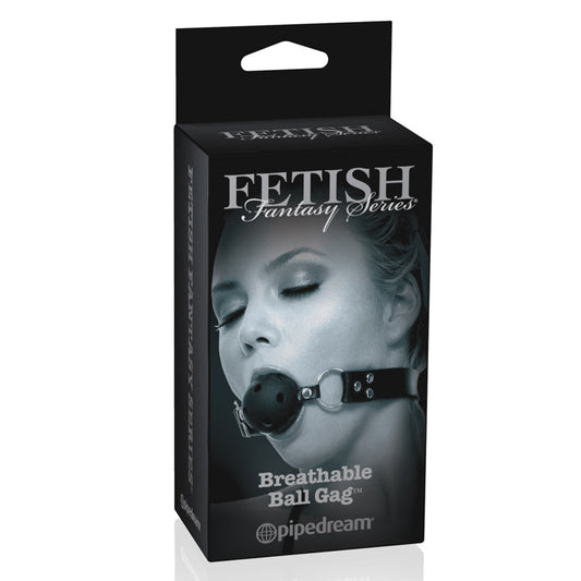 PIPEDREAM - FETISH FANTASY SERIES LIMITED EDITION ADJUSTABLE BREATHABLE BALL GAG BLACK