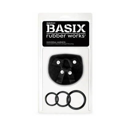 PIPEDREAM - BASIX RUBBER WORKS UNIVERSAL HARNESS O/S BLACK