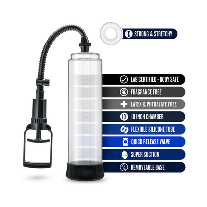 BLUSH - PERFORMANCE VX3 MALE ENHANCEMENT PUMP SYSTEM CLEAR