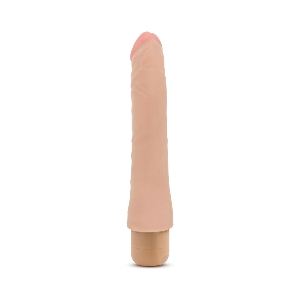 BLUSH - X5 PLUS MAMBO VIBE REALISTIC 9.25 IN. VIBRATING DILDO BEIGE