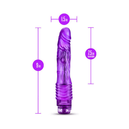 BLUSH - B YOURS VIBE 2 REALISTIC 9 IN. VIBRATING DILDO