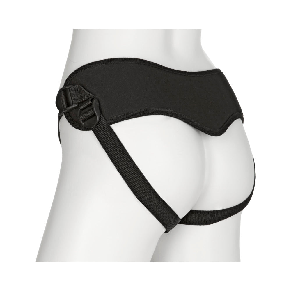 DOC JOHNSON - VAC-U-LOCK PLATINUM - SUPREME HARNESS - WITH PLUG BLACK