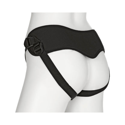 DOC JOHNSON - VAC-U-LOCK PLATINUM - SUPREME HARNESS - WITH PLUG BLACK