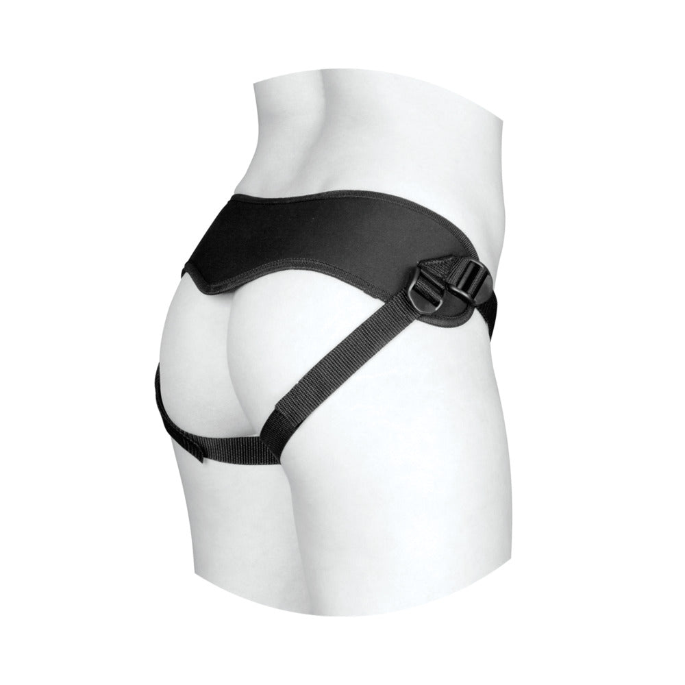 DOC JOHNSON - VAC-U-LOCK PLATINUM - SUPREME HARNESS - WITH PLUG BLACK