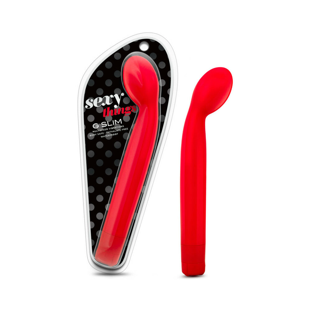 BLUSH - SEXY THINGS G SLIM VIBRADOR MULTIVELOCIDADE FINO PARA O PONTO G