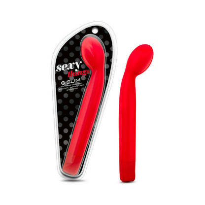 BLUSH - SEXY THINGS G SLIM VIBRADOR MULTIVELOCIDADE FINO PARA O PONTO G