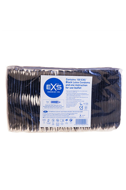 EXS - BLACK LATEX 100'S