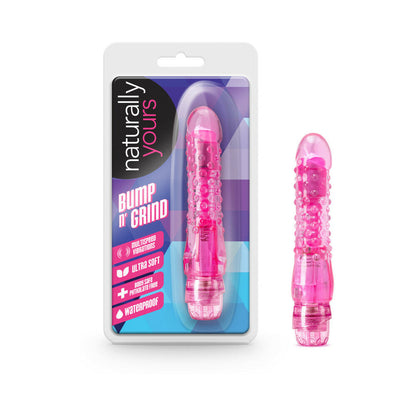 BLUSH - NATURALLY YOURS BUMP N' GRIND TEXTURED SLIMLINE VIBRATOR