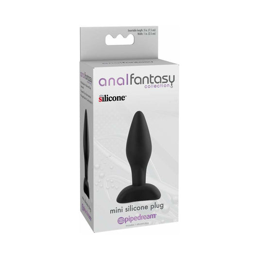 PIPEDREAM - ANAL FANTASY COLLECTION MINI SILICONE PLUG BLACK