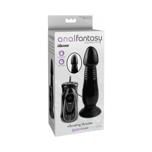 PIPEDREAM - ANAL FANTASY COLLECTION VIBRATING THRUSTER WITH SUCTION CUP BLACK