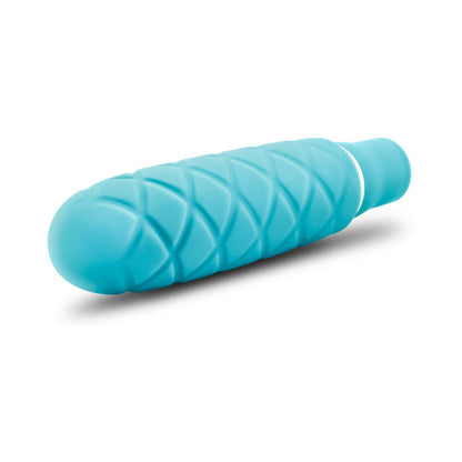 BLUSH - LUXE COZI MINI SILICONE SLIMLINE VIBRATOR AQUA