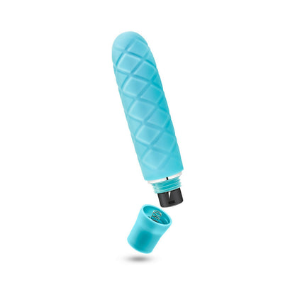 BLUSH - LUXE COZI MINI SILICONE SLIMLINE VIBRATOR AQUA
