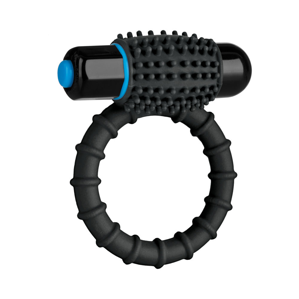 DOC JOHNSON - OPTIMALE – VIBRATING C-RING BLACK