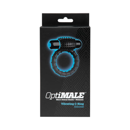 DOC JOHNSON - OPTIMALE – VIBRATING C-RING BLACK