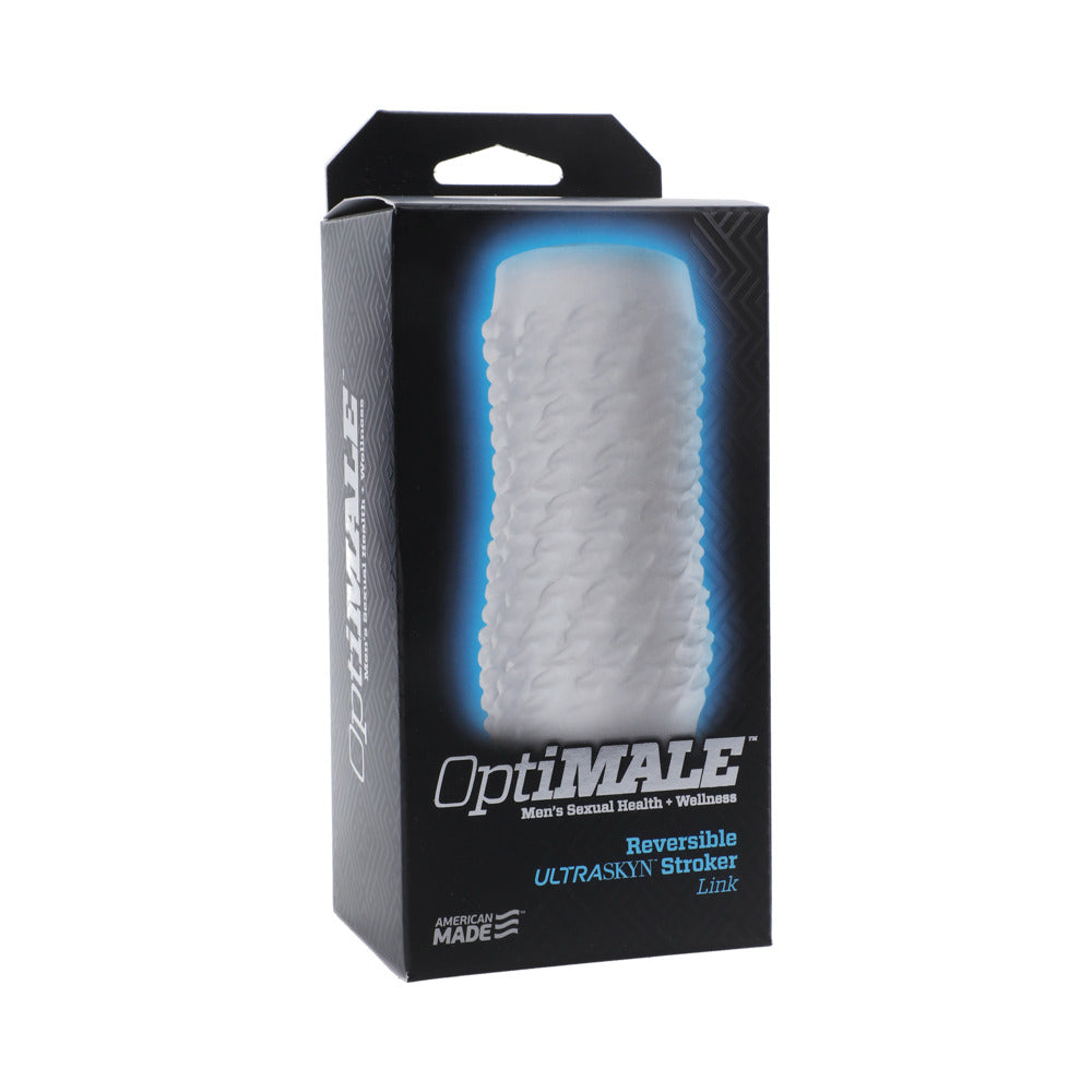 DOC JOHNSON - OPTIMALE – REVERSIBLE UR3 STROKER – LINK CLEAR