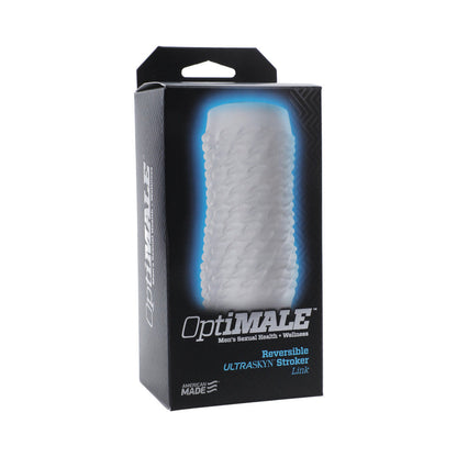DOC JOHNSON - OPTIMALE – REVERSIBLE UR3 STROKER – LINK CLEAR