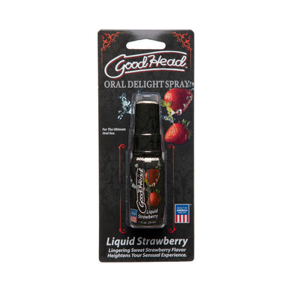 DOC JOHNSON - GOODHEAD - SPRAY DE PRAZER ORAL - MORANGO LÍQUIDO 1OZ