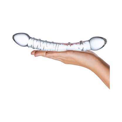 ELECTRIC EEL - DILDO DE VIDRO DOUBLE TROUBLE DE 10 POL.