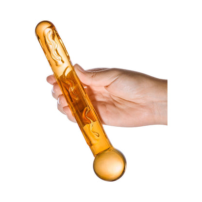 ELECTRIC EEL - DILDO DE VIDRO ORANGE TICKLER 7.5 POL.