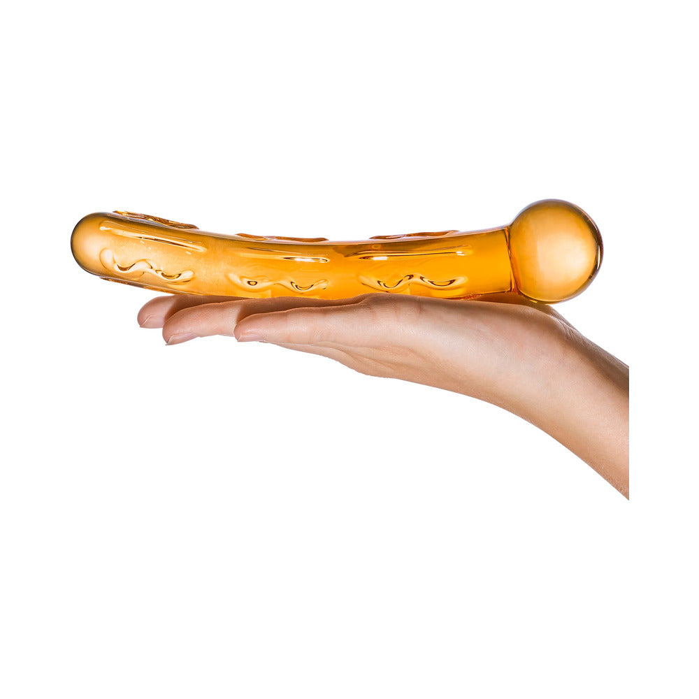 ELECTRIC EEL - DILDO DE VIDRO ORANGE TICKLER 7.5 POL.
