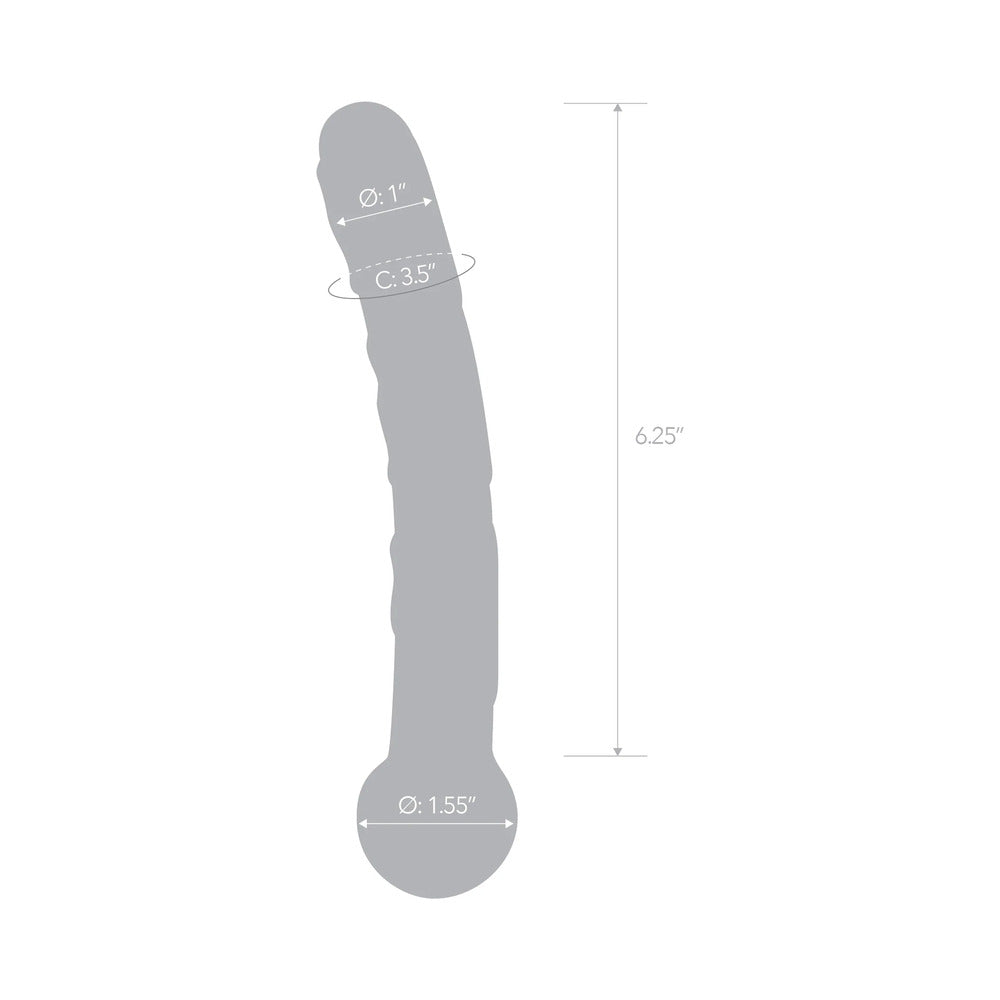 ELECTRIC EEL - DILDO DE VIDRO ORANGE TICKLER 7.5 POL.