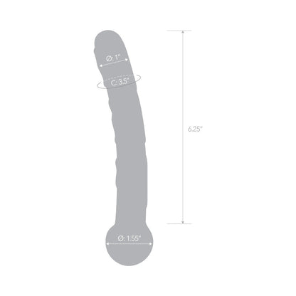 ELECTRIC EEL - DILDO DE VIDRO ORANGE TICKLER 7.5 POL.
