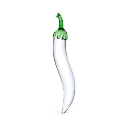 ELECTRIC EEL - DILDO GLAS NATURALS CHILI PEPPER 8.25 POL.