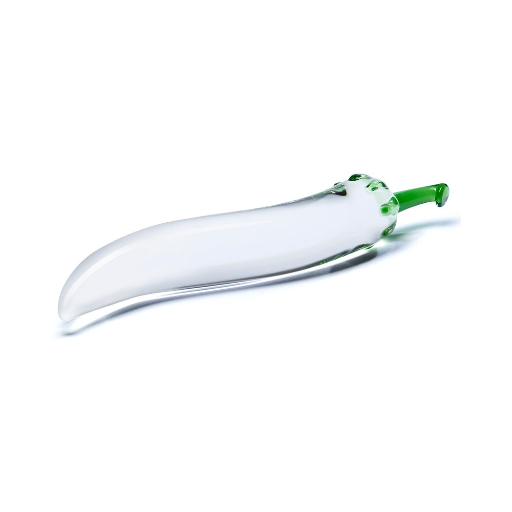 ELECTRIC EEL - DILDO GLAS NATURALS CHILI PEPPER 8.25 POL.