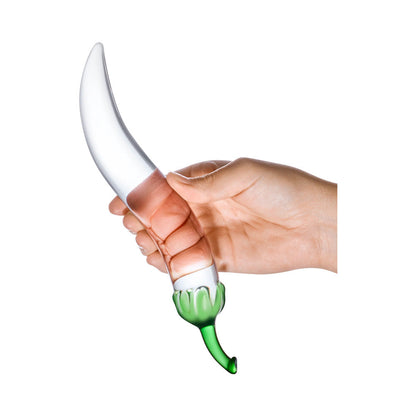 ELECTRIC EEL - DILDO GLAS NATURALS CHILI PEPPER 8.25 POL.