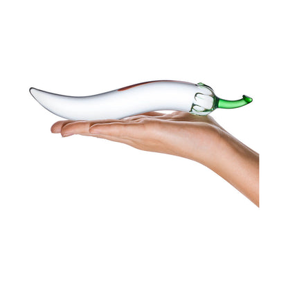 ELECTRIC EEL - DILDO GLAS NATURALS CHILI PEPPER 8.25 POL.